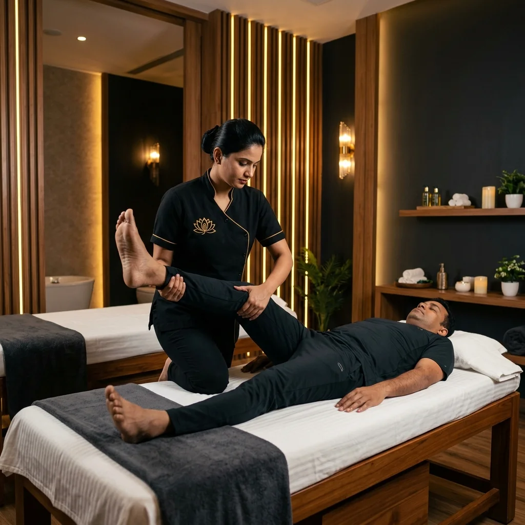 Thai Massage Dry therapy at A Luxury Spa